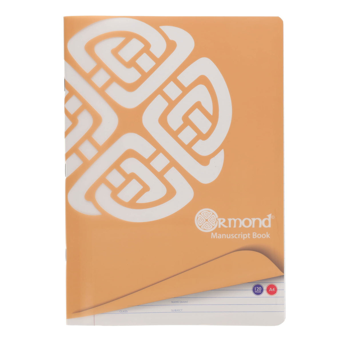 Ormond - Manuscript Book - Durable Cover - A4 - 120 page - Pack of 5 - Asst