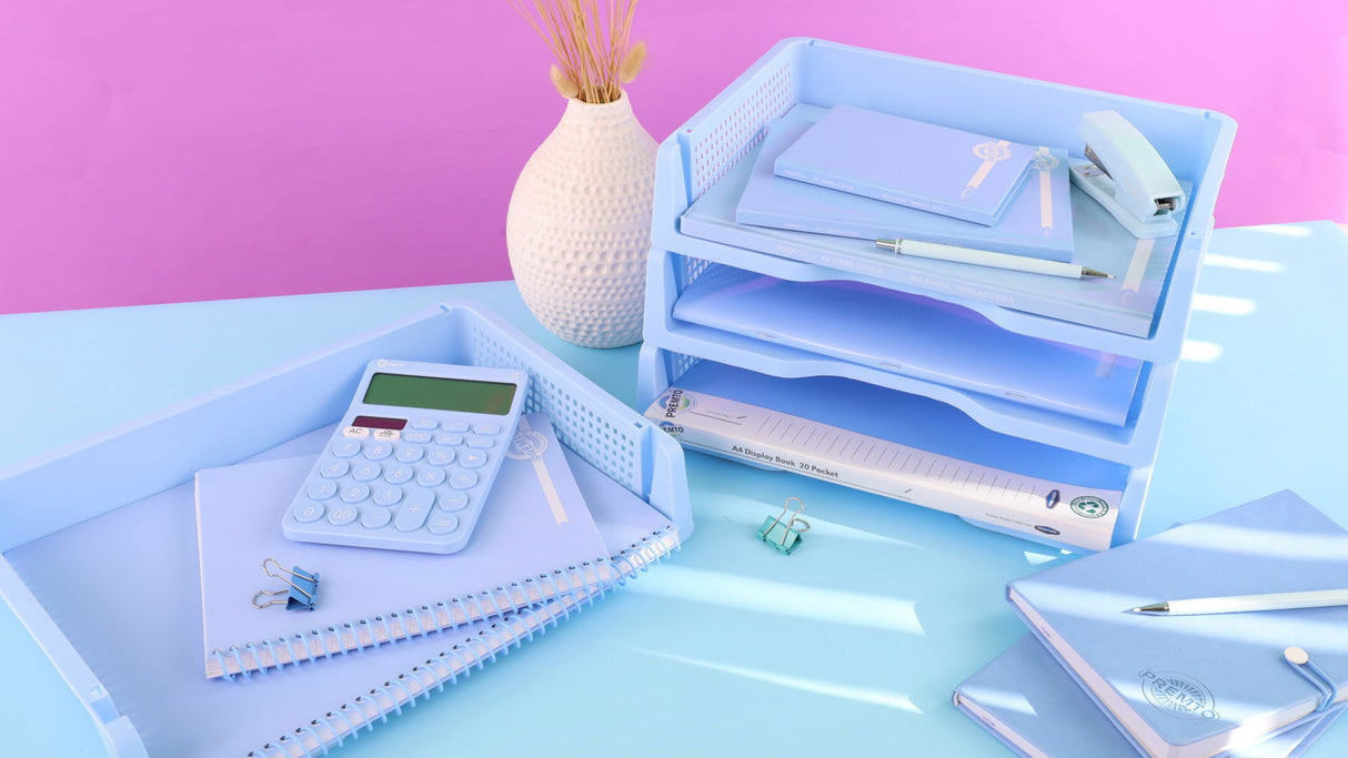 Premto - Pastel A4 160pg Durable Cover Mansucript Book - Asst