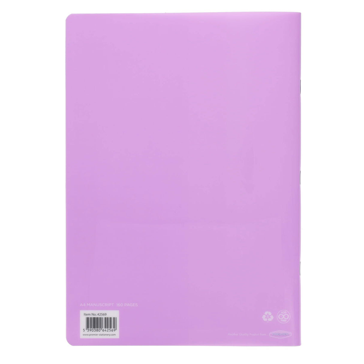 Premto - Pastel A4 160pg Durable Cover Mansucript Book - Asst