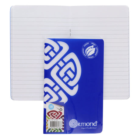 ■ Ormond - 100pg Durable Cover Notebook 10x16cm by Ormond on Schoolbooks.ie