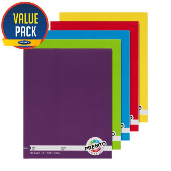 Premtone - Copy Book - No.11 - 120 Page - Pack of 10 by Premto on Schoolbooks.ie