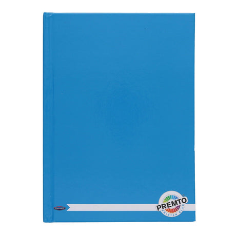 Premto - A5 160 Page Hardcover Notebook - Printer Blue by Premto on Schoolbooks.ie
