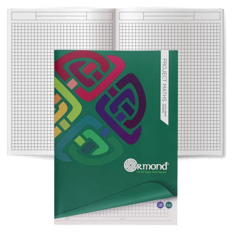 A4 120 Page 5mm Square Project Maths - Softback Copy by Student Solutions on Schoolbooks.ie