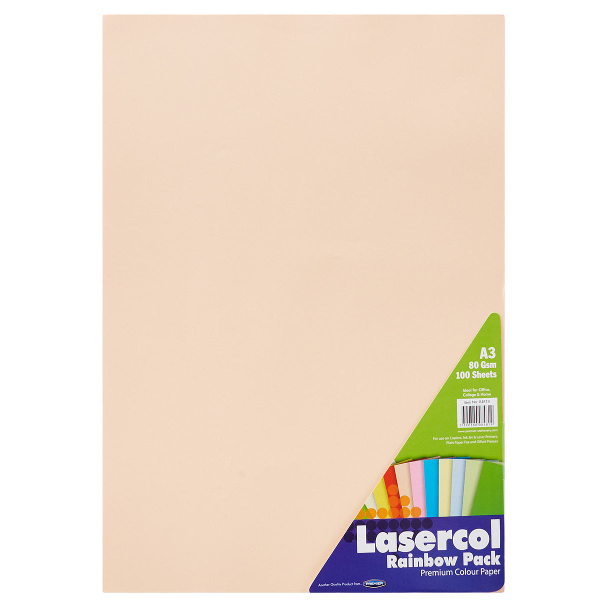 Lasercol - A3 80gsm Activity Paper - 100 Sheets - Rainbow by Lasercol on Schoolbooks.ie