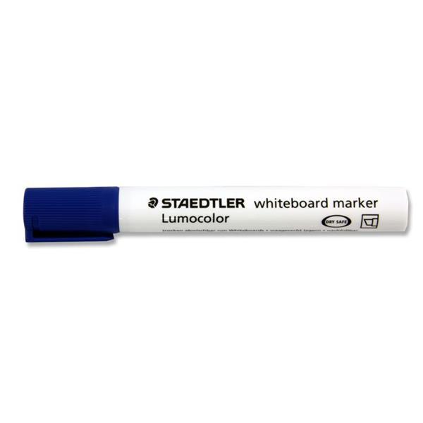 Staedtler - Lumocolor Whiteboard Marker - Chisel Tip - Blue by Staedtler on Schoolbooks.ie