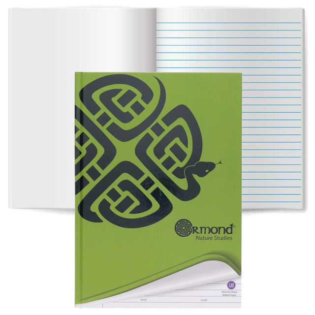 Ormond - Nature Study Book - Hardcover - A4 - 120 page by Ormond on Schoolbooks.ie