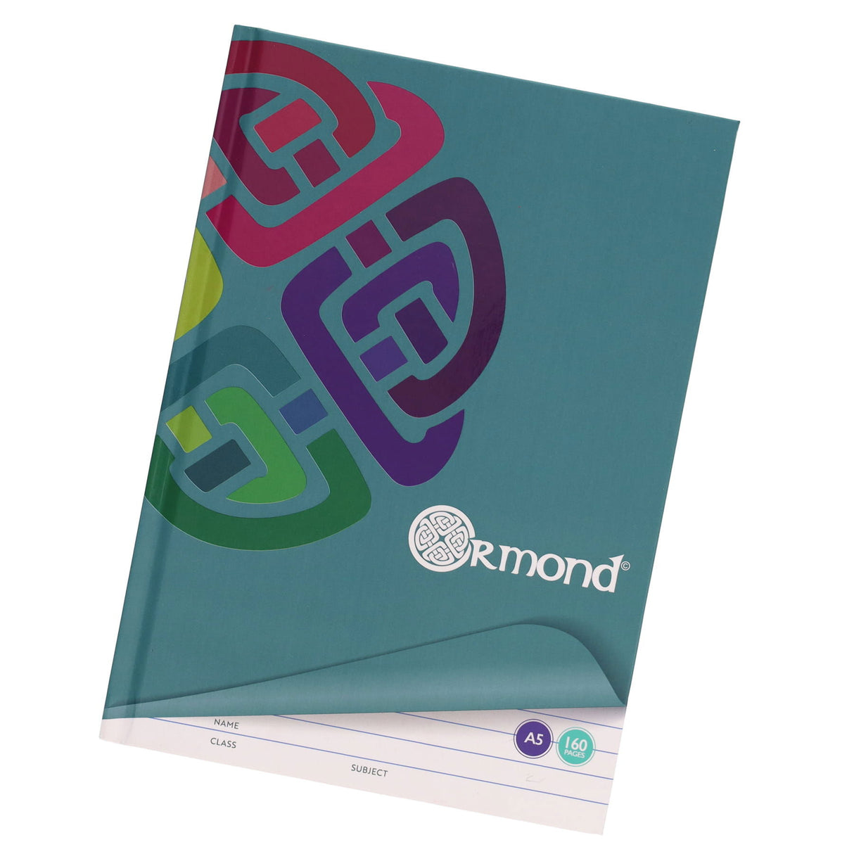 Ormond - A5 160 Page Hardcover Notebooks - Pack of 5 by Ormond on Schoolbooks.ie