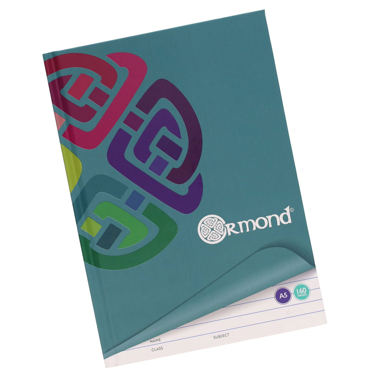 Ormond - A5 160 Page Hardcover Notebooks - Pack of 5 by Ormond on Schoolbooks.ie