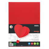 ■ Premier Activity - A4 160gsm Card 50 Sheets - Red by Premier Activity on Schoolbooks.ie