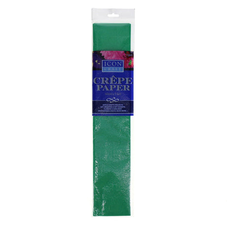 Icon Craft - Crepe Paper - Dark Green by Icon Craft on Schoolbooks.ie