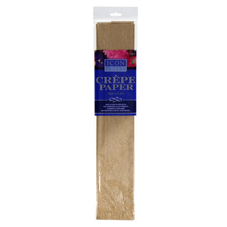 Icon Craft - Crepe Paper - Gold by Icon Craft on Schoolbooks.ie