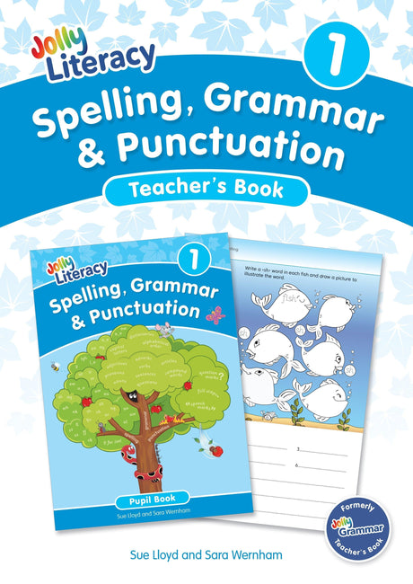 Jolly Literacy - Spelling, Grammar & Punctuation - Teacher's Book 1 - Precursive Letters by Jolly Learning Ltd on Schoolbooks.ie