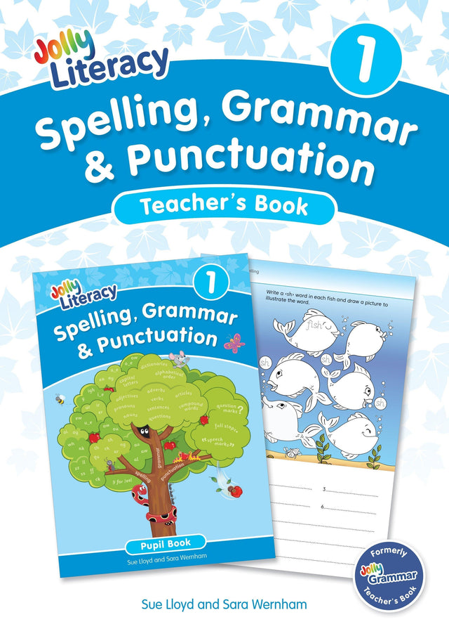Jolly Literacy - Spelling, Grammar & Punctuation - Teacher's Book 1 - Precursive Letters by Jolly Learning Ltd on Schoolbooks.ie
