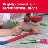 Show-me - Drywipe Markers - Medium Tip - Slim Barrel - Assorted Colours - Box of 50 by Show-me on Schoolbooks.ie