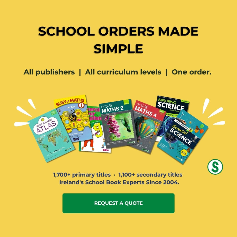 School orders made simple – all publishers, all curriculum levels, one order. Request a quote from Schoolbooks.ie.