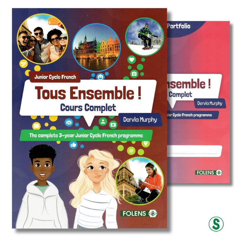 Tous Ensemble - Combined Book 1 & 2 - Textbook & Workbook Set - New Edition (2024) by Folens on Schoolbooks.ie