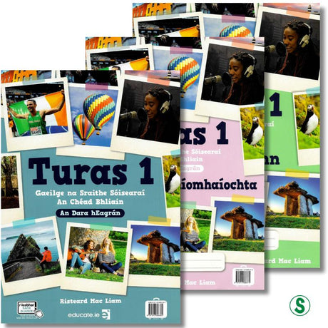 Turas 1 - Textbook & Portfolio & Activity Book - Set - 2nd / New Edition (2021) by Educate.ie on Schoolbooks.ie