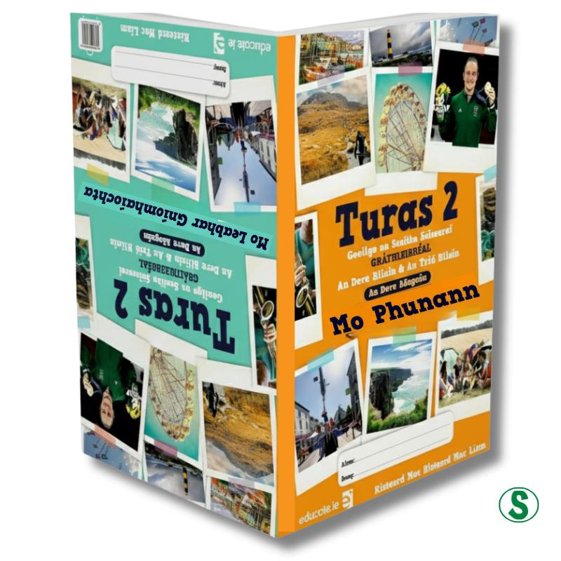 Turas 2 - Junior Cycle Irish - Textbook, Portfolio and Activity Book - Set - 2nd / New Edition (2022) by Educate.ie on Schoolbooks.ie