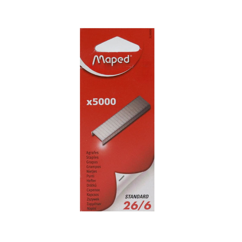 Maped Box of 5000 26/6 Staples by Maped on Schoolbooks.ie