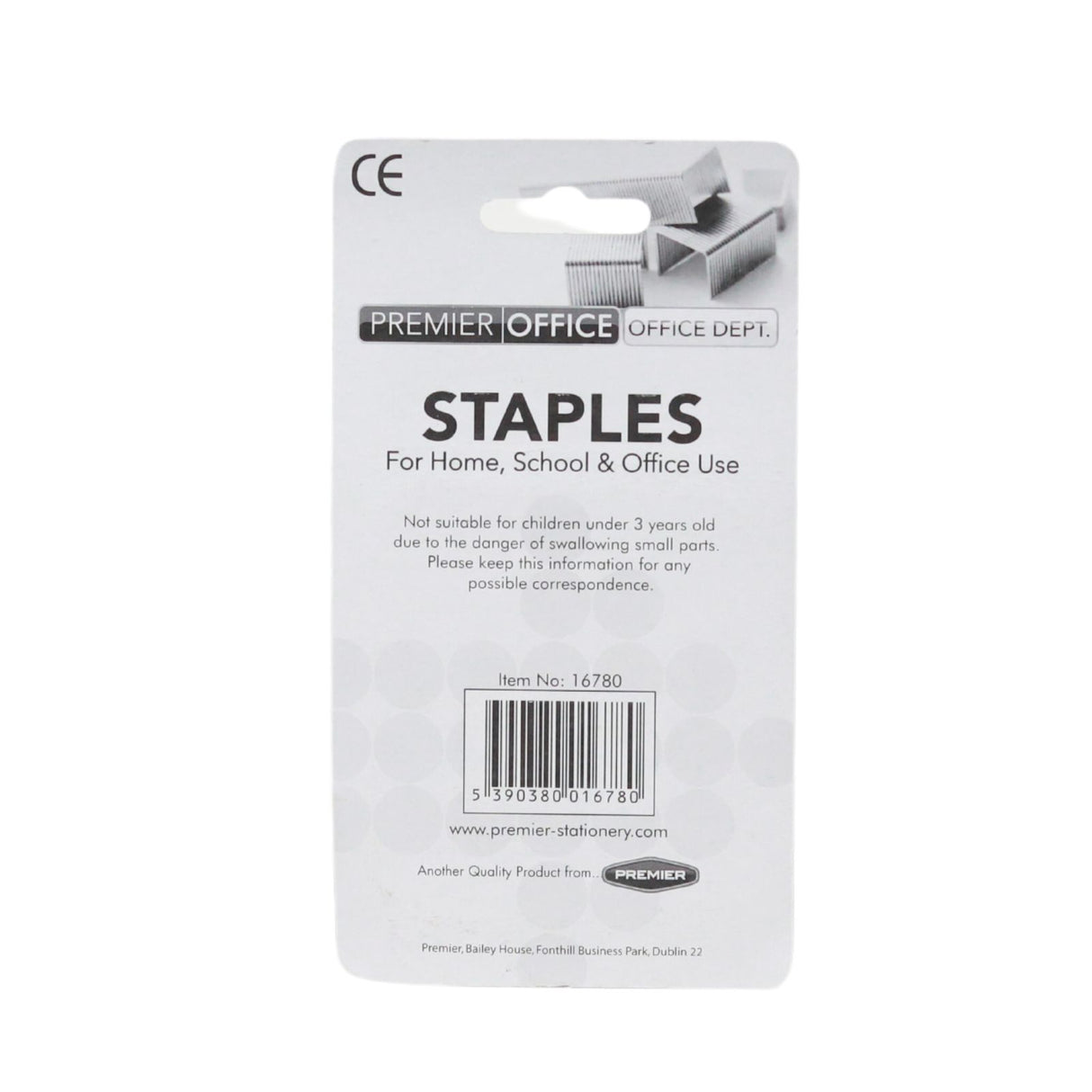 Premier Office - 2 Boxes of 1000 26/6 Staples by Premier Office on Schoolbooks.ie