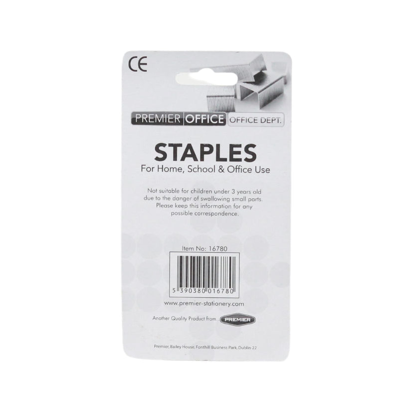 Premier Office - 2 Boxes of 1000 26/6 Staples by Premier Stationery on Schoolbooks.ie