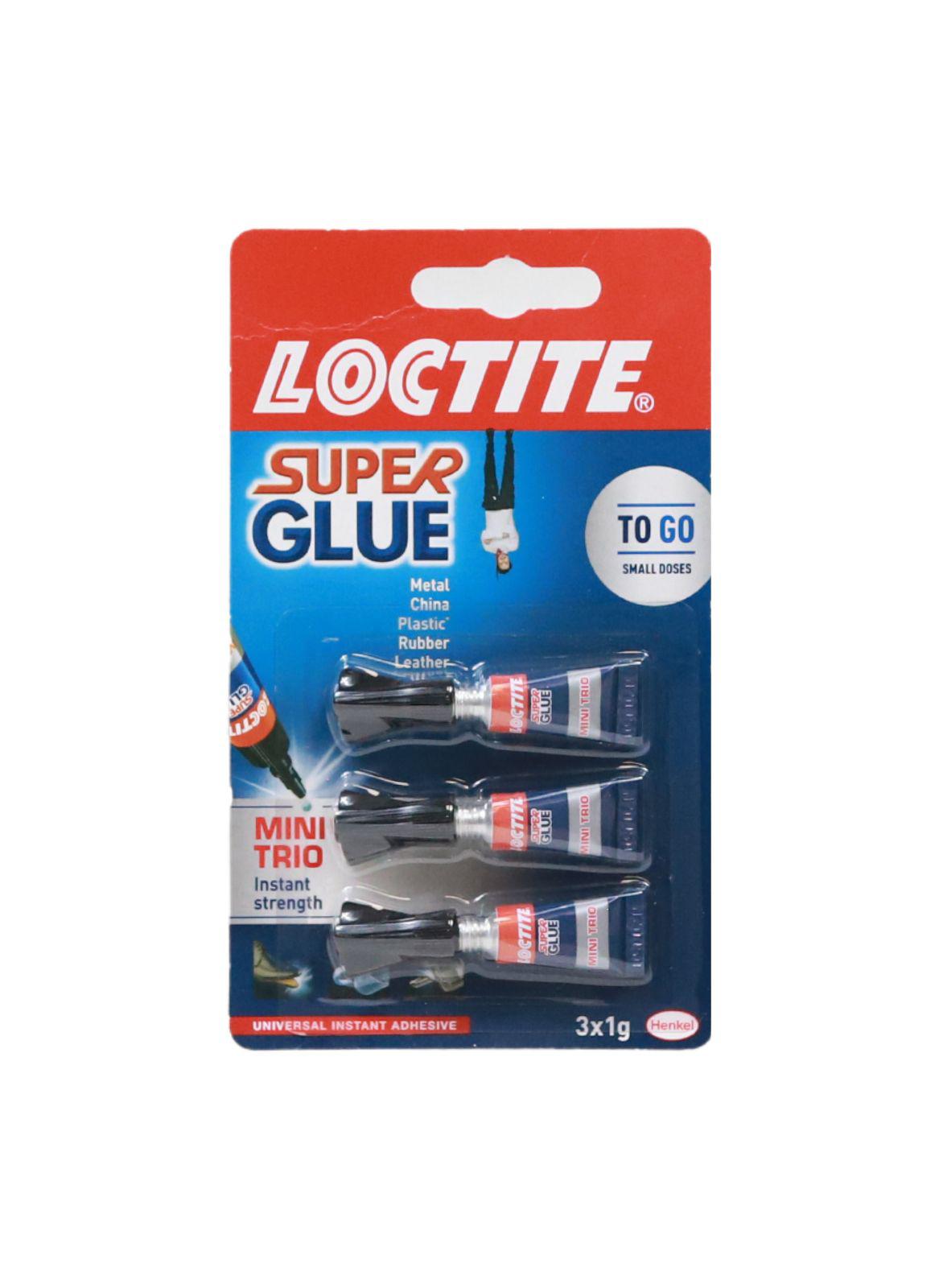 Loctite 3x1g Mini Trio Superglue by Loctite on Schoolbooks.ie