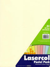 Lasercol - A4 80gsm Activity Paper - 1/2 Ream - Pastel by Lasercol on Schoolbooks.ie