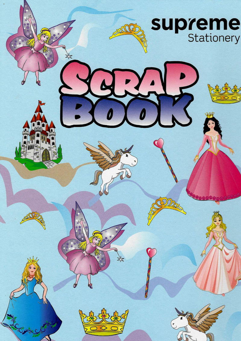 A4 48 Page Scrapbook - Princess by Supreme Stationery on Schoolbooks.ie