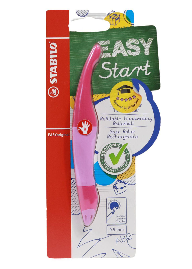 Stabilo Easyergo Pen - Right Hand - Pink by Stabilo on Schoolbooks.ie