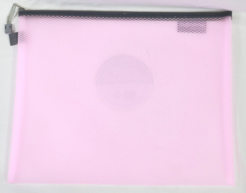 Eva B4+ Mesh Bag - Pink by Supreme Stationery on Schoolbooks.ie