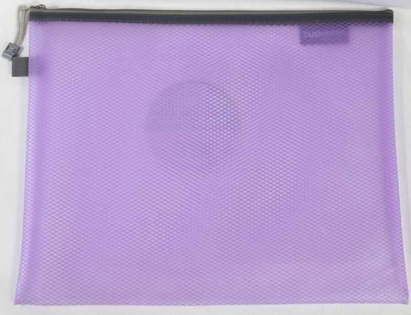 Eva B4+ Mesh Bag - Purple by Supreme Stationery on Schoolbooks.ie