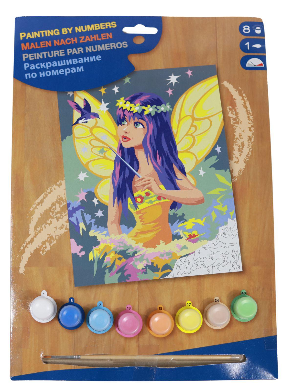 ■ Golden Fairy - Medium Paint By Numbers by KSG on Schoolbooks.ie