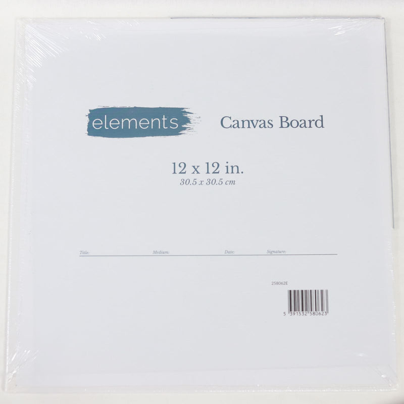 Elements - Canvas Board 12" x 12" by Elements on Schoolbooks.ie