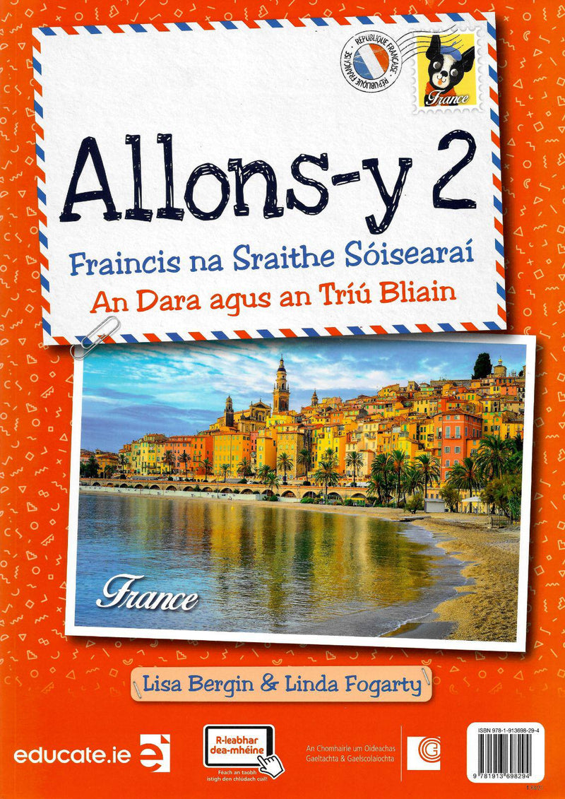 Allons-y 2 - Gaeilge edition - Textbook and Mon chef d'oeuvre Book - Set by Educate.ie on Schoolbooks.ie