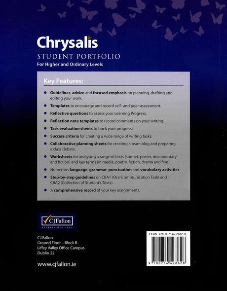 Chrysalis by CJ Fallon on Schoolbooks.ie