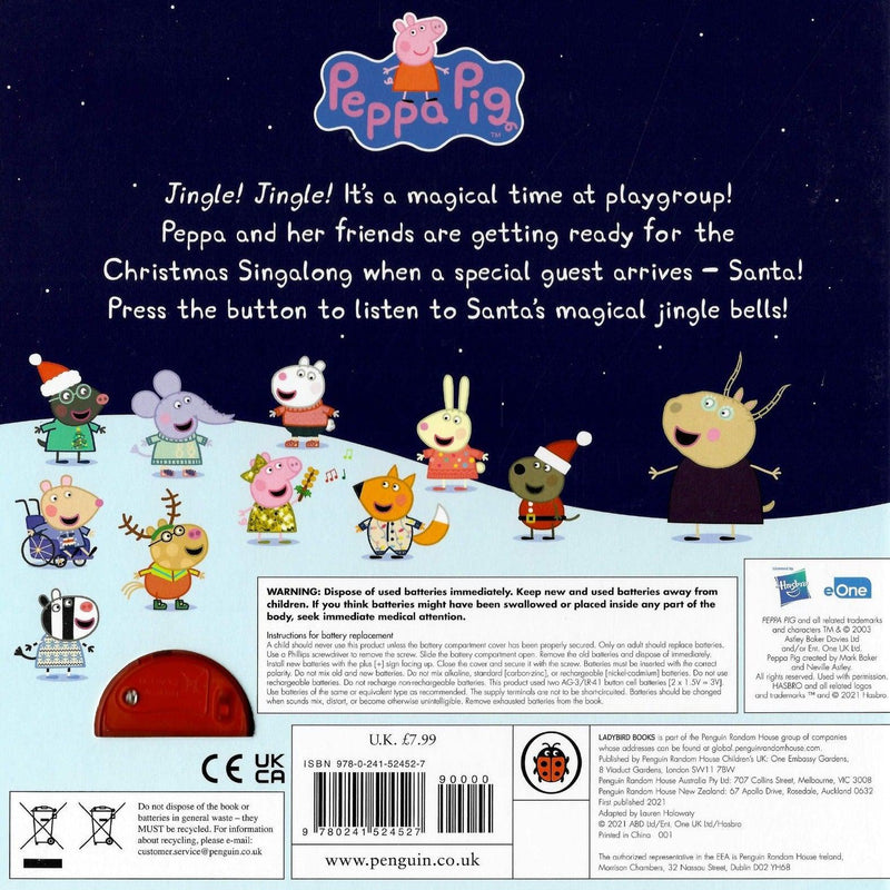 Peppa Pig - Peppa's Jingle Bells by Random House Children's Publishers UK on Schoolbooks.ie