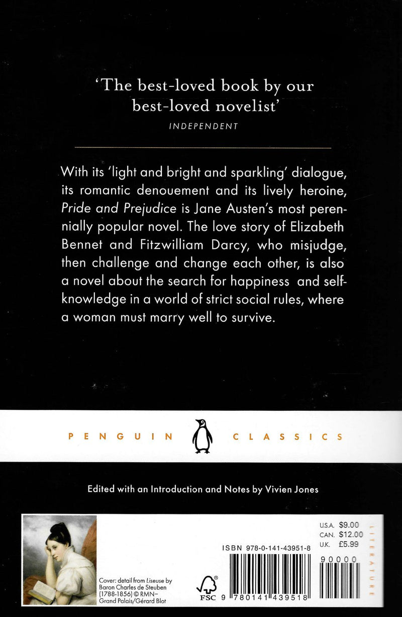 Pride and Prejudice - Penguin Black Classics by Penguin Books on Schoolbooks.ie