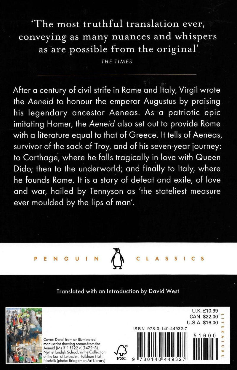 The Aeneid by Penguin Books on Schoolbooks.ie