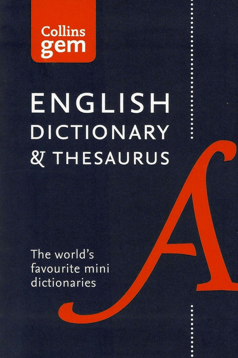 Collins Gem English Dictionary & Thesaurus by HarperCollins Publishers on Schoolbooks.ie