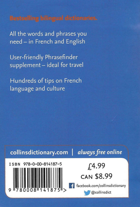 Collins Gem French Dictionary by HarperCollins Publishers on Schoolbooks.ie