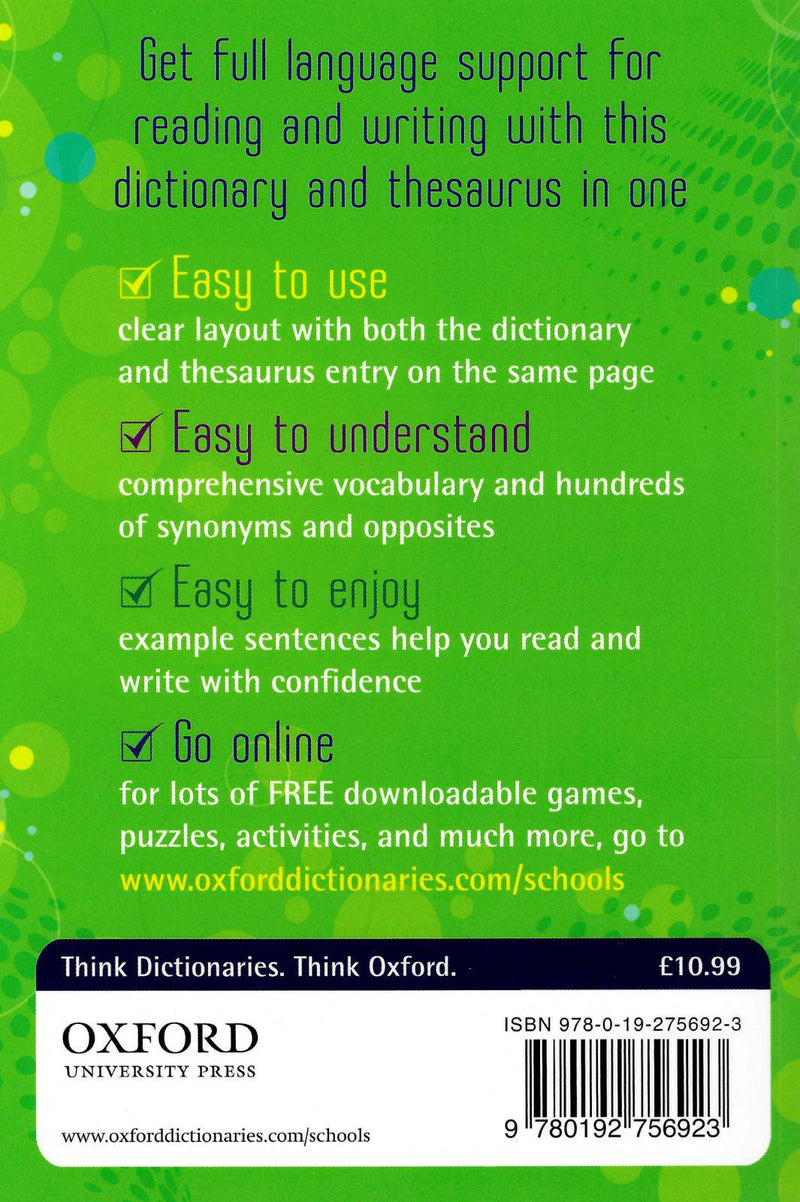 Oxford School Dictionary and Thesaurus by Oxford University Press on Schoolbooks.ie