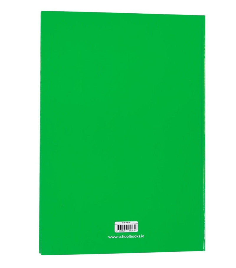 Schoolbooks.ie - A4 Hardback Notebook - 160 Page - Green by Schoolbooks.ie on Schoolbooks.ie