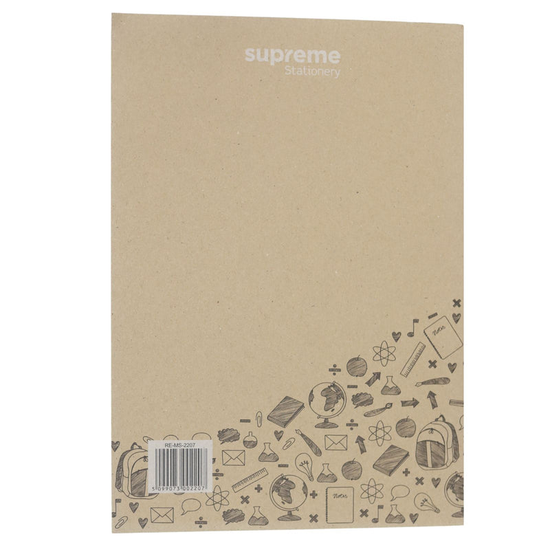 Supreme Stationery - Recycled A4 Manuscript Copy - 120 Page by Supreme Stationery on Schoolbooks.ie