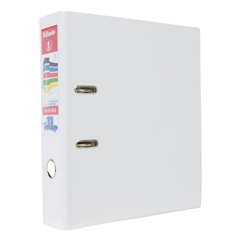 A4 Standard - No.1 Vivida Lever Arch File PP - White by Esselte on Schoolbooks.ie