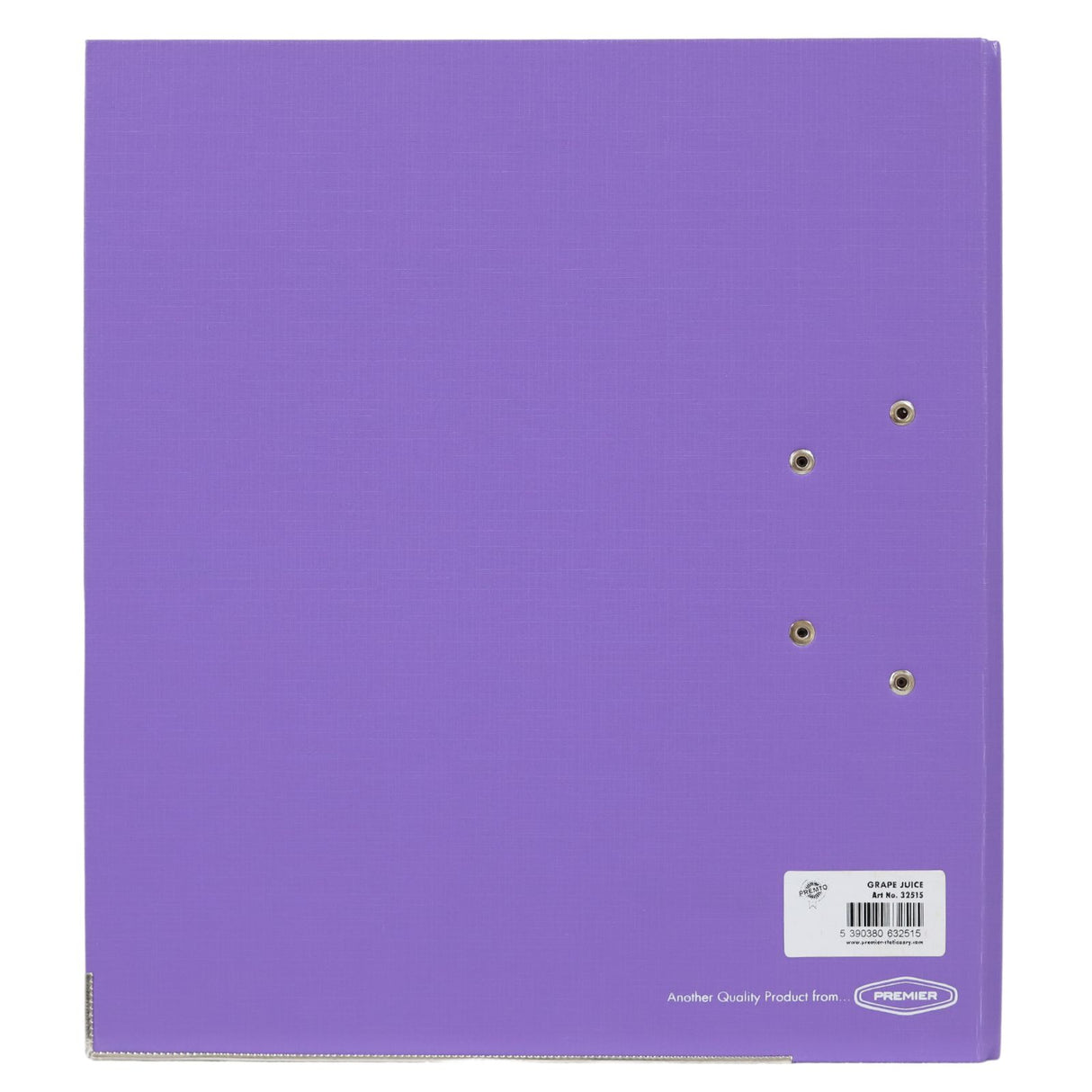 Premto A4 Lever Arch File - Grape Juice by Premto on Schoolbooks.ie