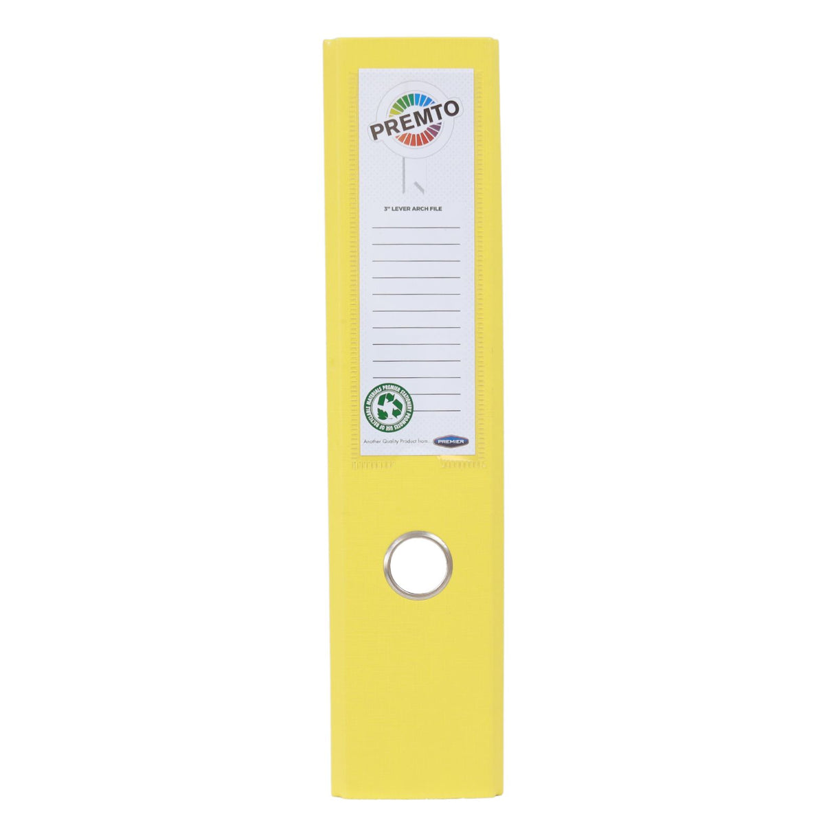 Premto A4 Lever Arch File - Sunshine by Premto on Schoolbooks.ie