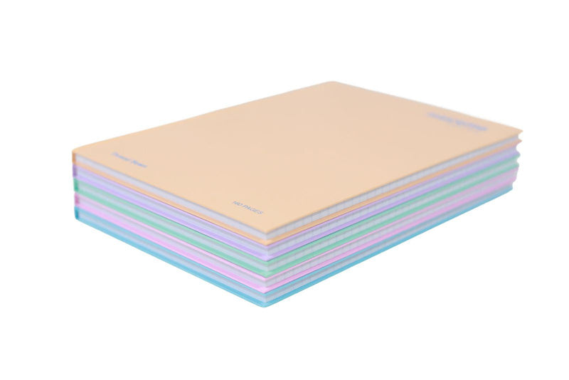Supreme - Pack of 5 - Hardback Notebooks - A4 - 160 page - Pastel Colours by Supreme Stationery on Schoolbooks.ie