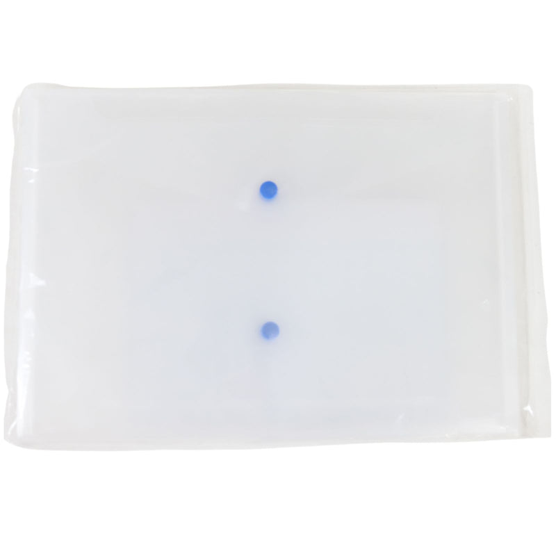NTS - A4 Button Wallet Clear - Pack of 5 by NTS on Schoolbooks.ie