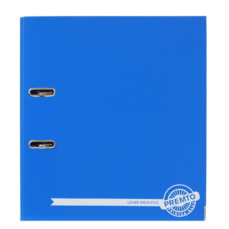 Premto A4 Lever Arch File - Printer Blue by Premto on Schoolbooks.ie