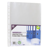 Concept - Punched Pockets A4 - Pack of 20 by Concept on Schoolbooks.ie